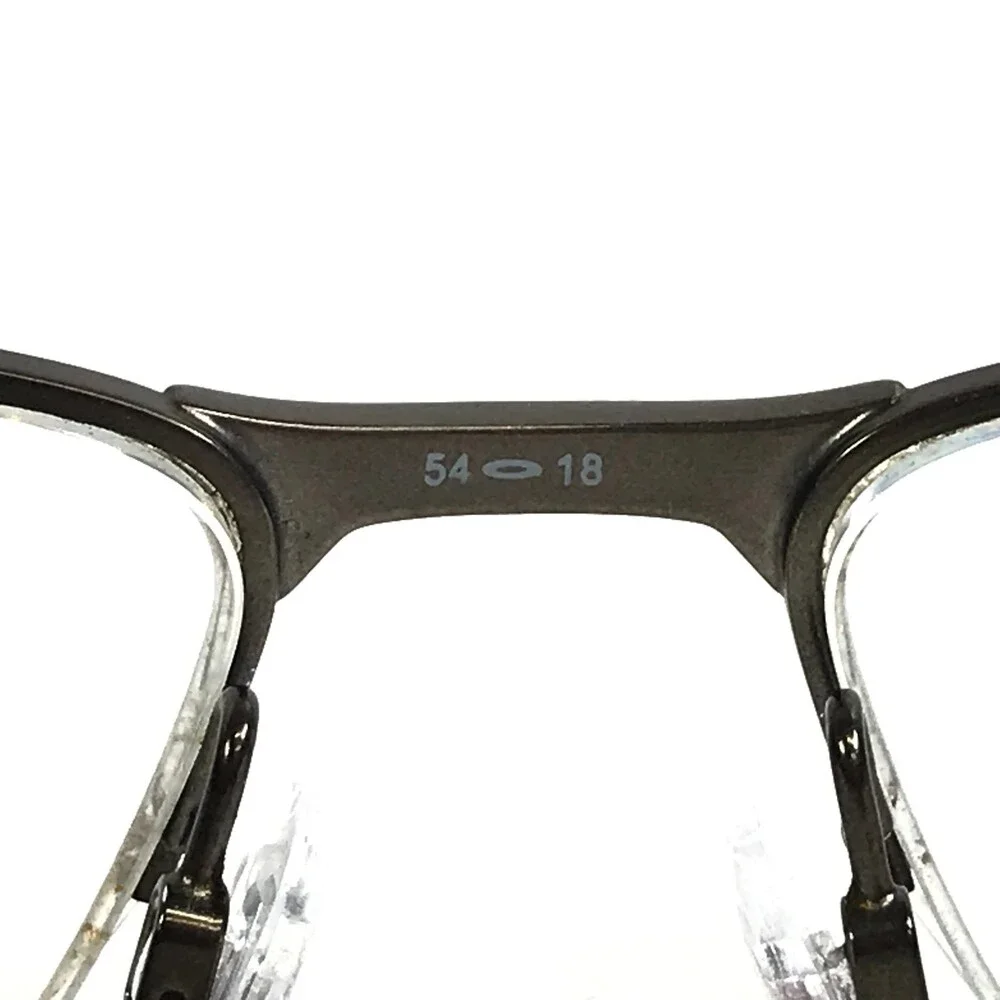 Oakley Eyeglasses Frames Socket 5.5 OX3218-0254 Satin Pewter Half Rim 54-18-138